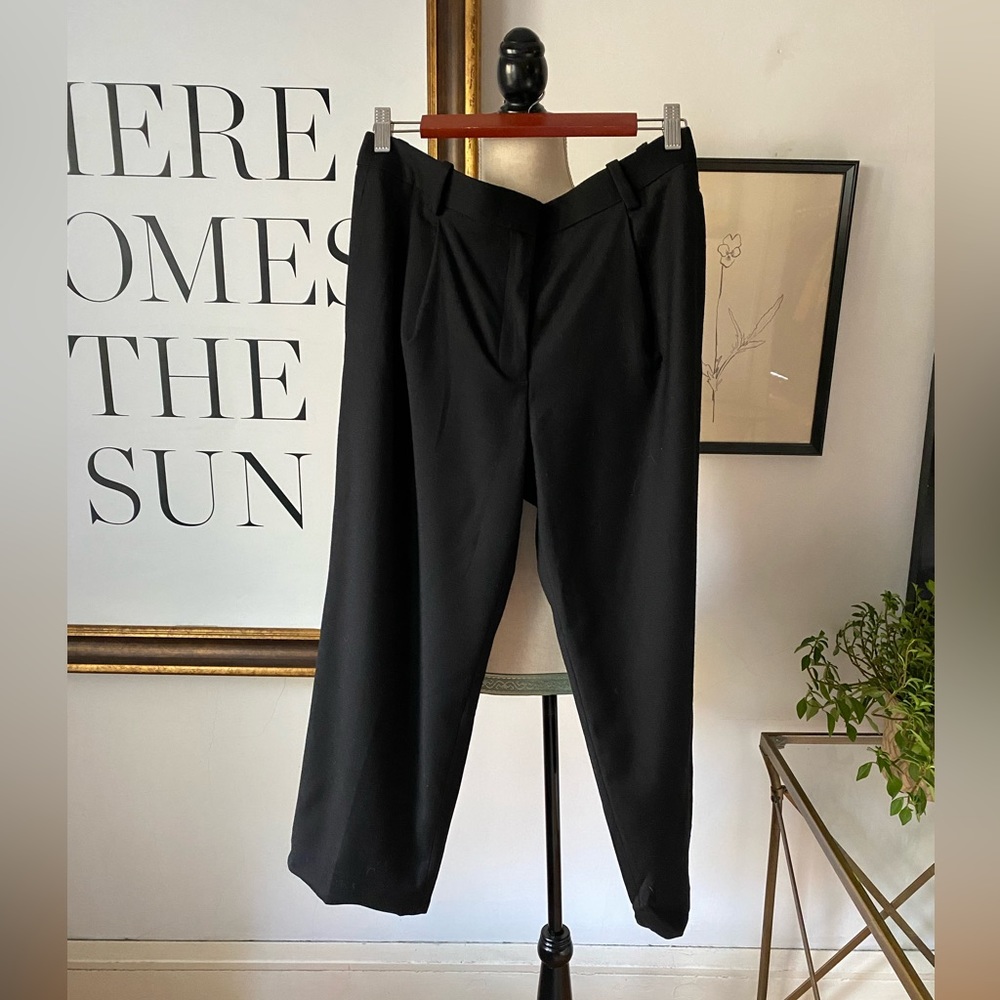 J.Crew Black Wide Legged Trouser